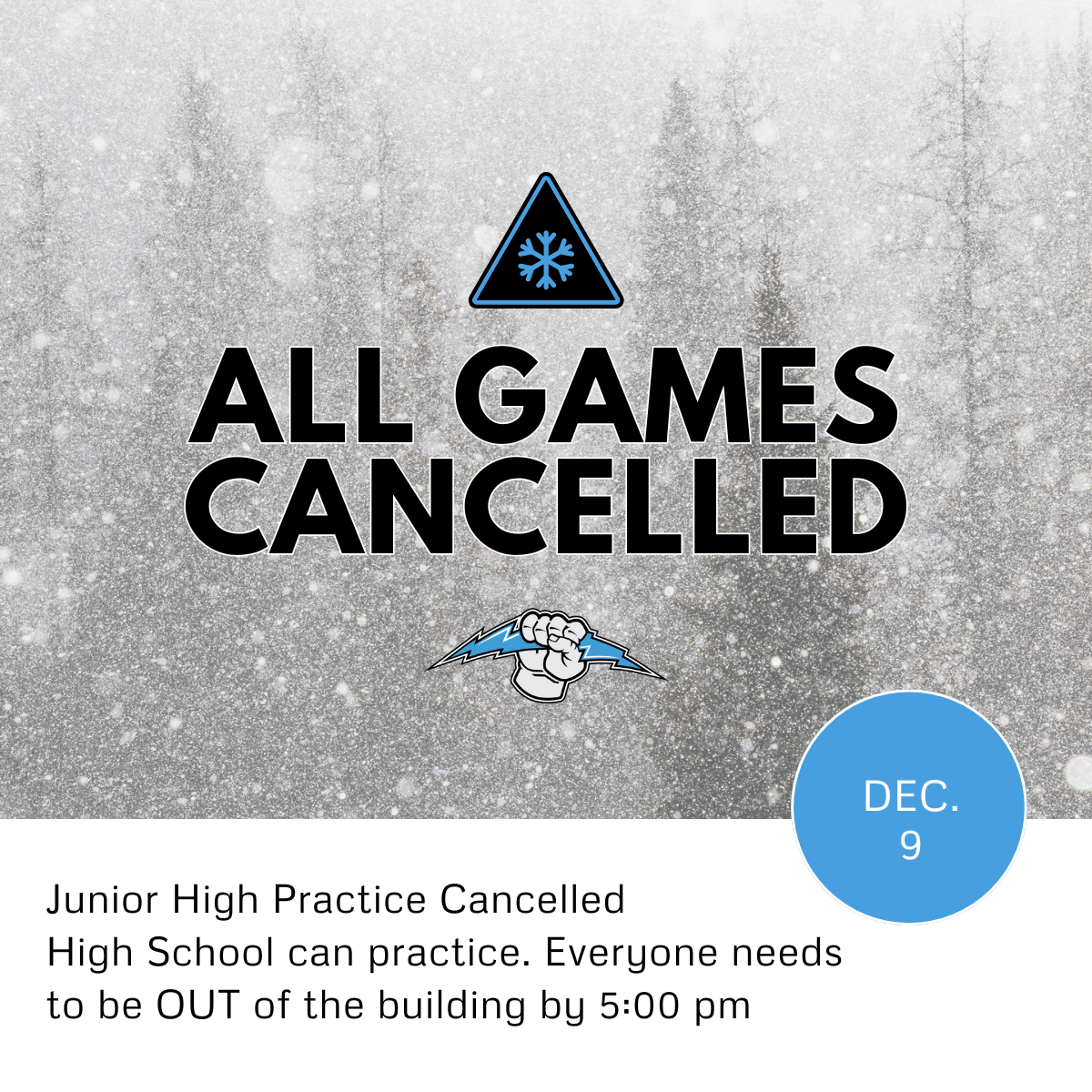 image of games cancelled